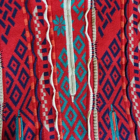 Vintage Cotton Traders COOGI Style 3D Textured Sweater L